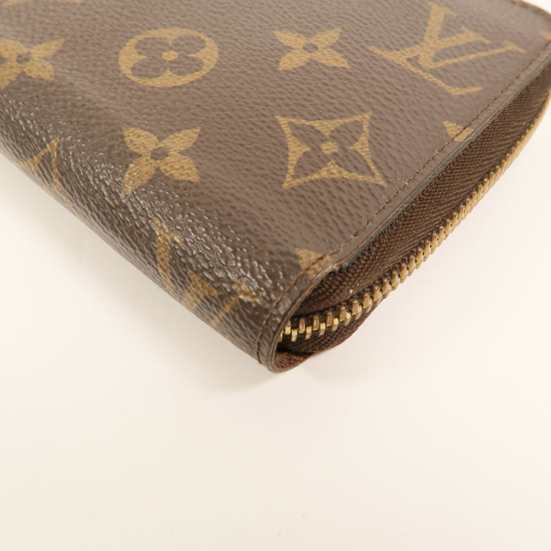 LOUIS VUITTON Monogram Zipper Long Wallet長錢包-10