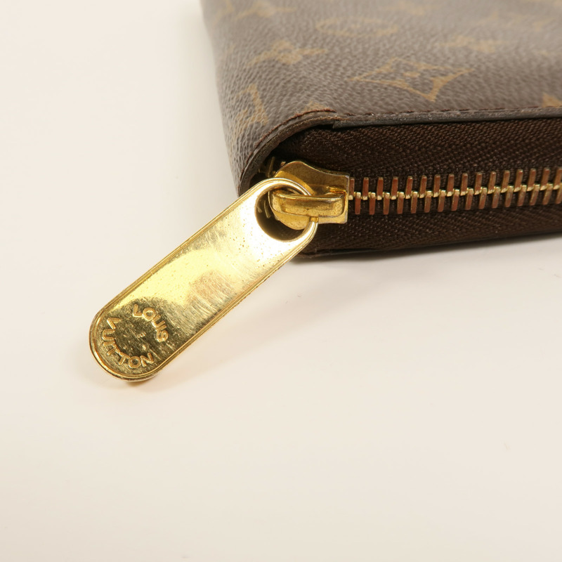 LOUIS VUITTON Monogram Zipper Long Wallet長錢包-13