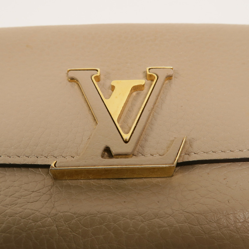 LOUIS VUITTON 牛皮皮革Capucines長錢包-9