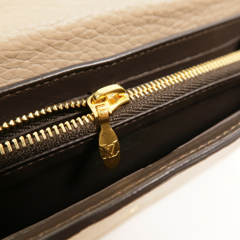LOUIS VUITTON 牛皮皮革Capucines長錢包-16
