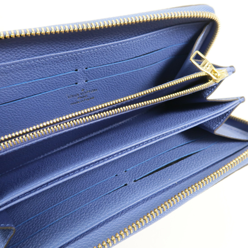 LOUIS VUITTON Monogram Empreinte Zipper Long Wallet長錢包-6