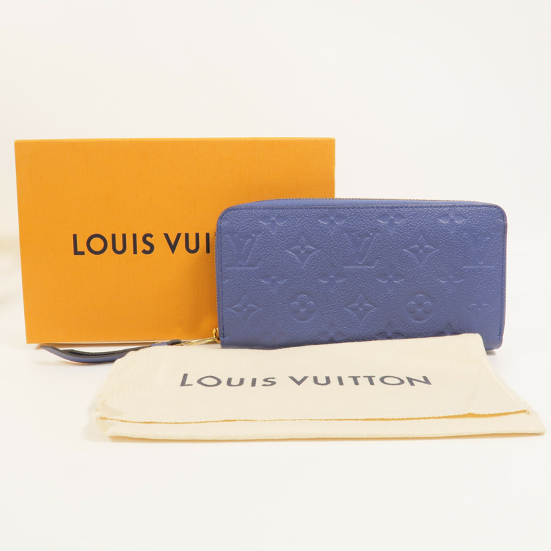 LOUIS VUITTON Monogram Empreinte Zipper Long Wallet長錢包-9