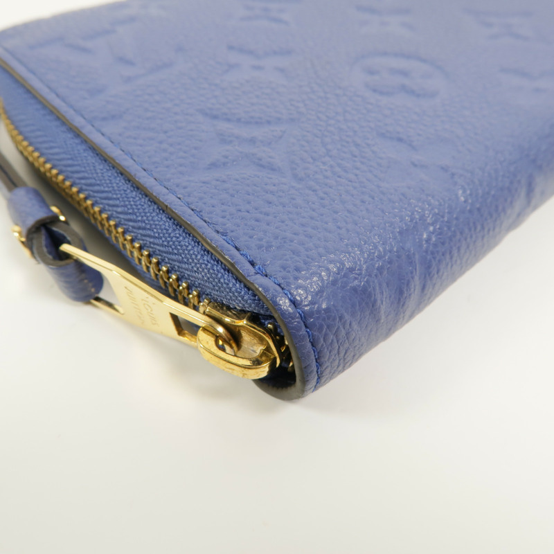 LOUIS VUITTON Monogram Empreinte Zipper Long Wallet長錢包-10