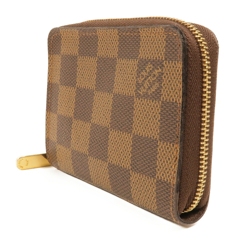 LOUIS VUITTON Damier Zippy Coin Purse金扣零錢包-2