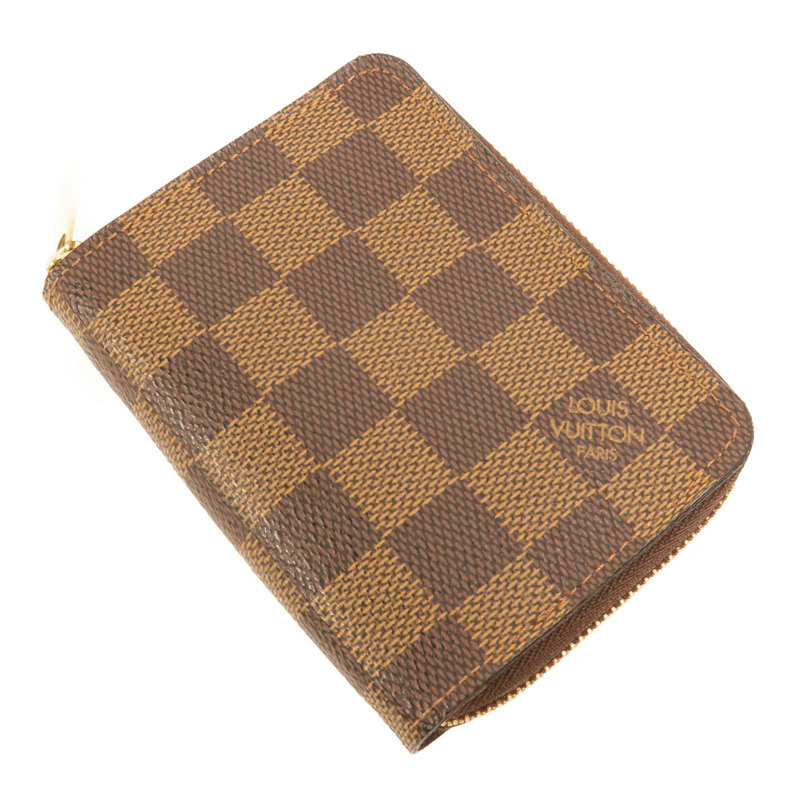 LOUIS VUITTON Damier Zippy Coin Purse金扣零錢包-4