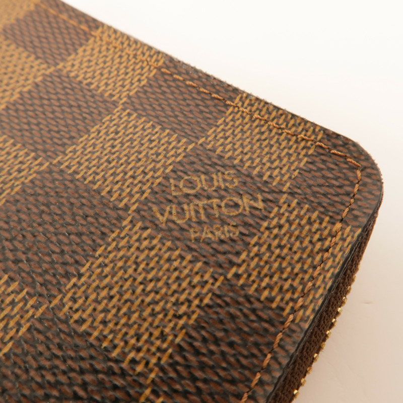 LOUIS VUITTON Damier Zippy Coin Purse金扣零錢包-9