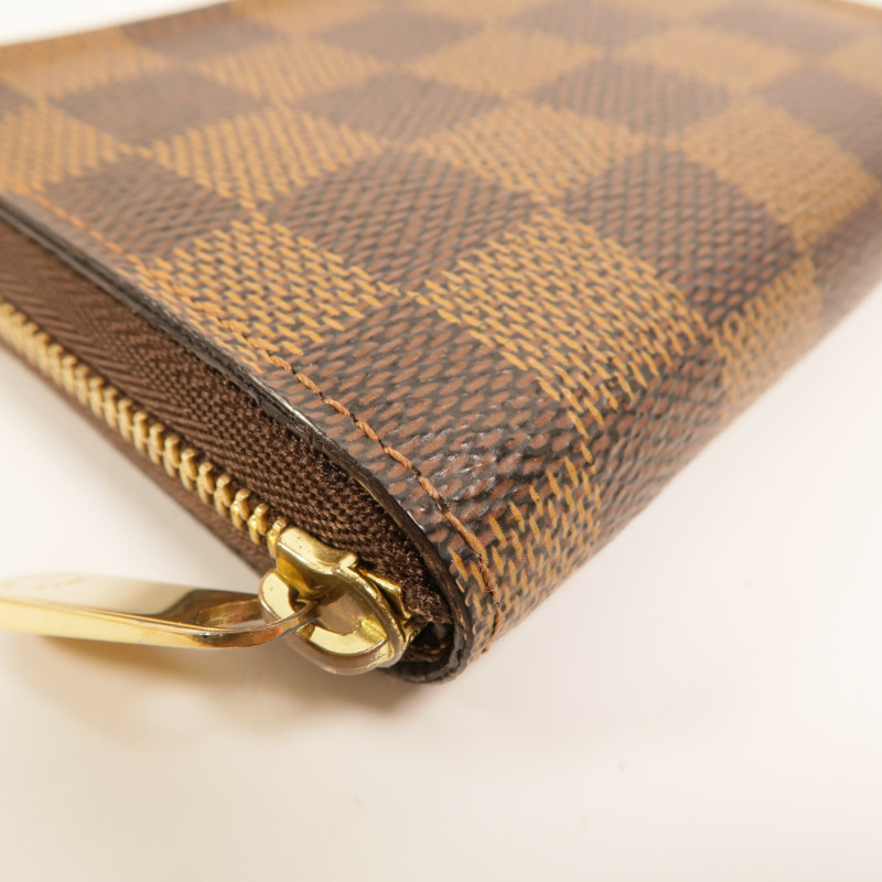 LOUIS VUITTON Damier Zippy Coin Purse金扣零錢包-11