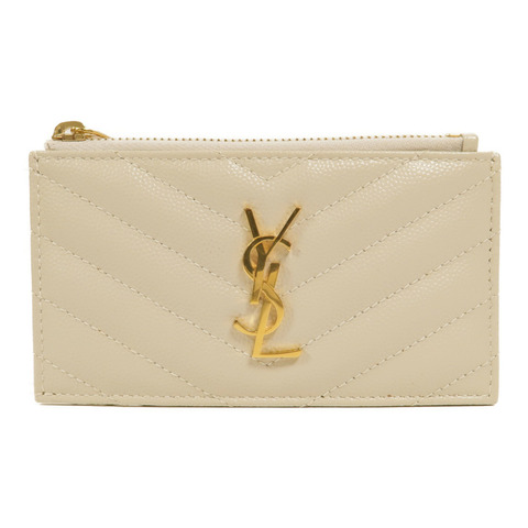 YVES SAINT LAURENT 牛皮皮革Card Case卡片套