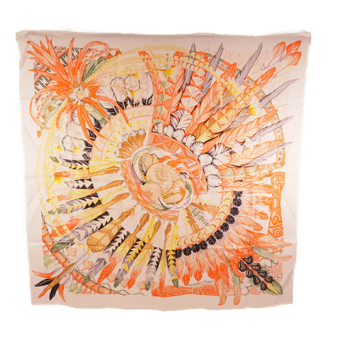HERMES 絲質Scarf 90X90絲巾