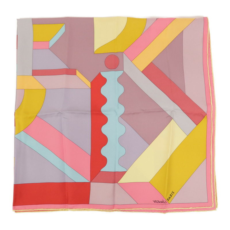 HERMES 絲質Scarf 90X90絲巾-4