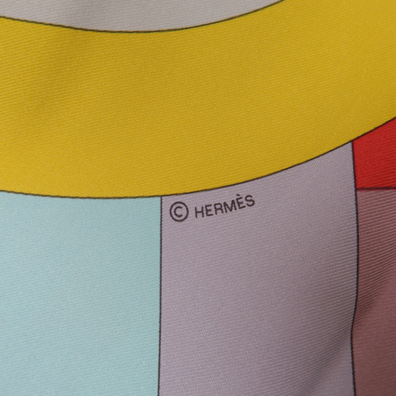 HERMES 絲質Scarf 90X90絲巾-6