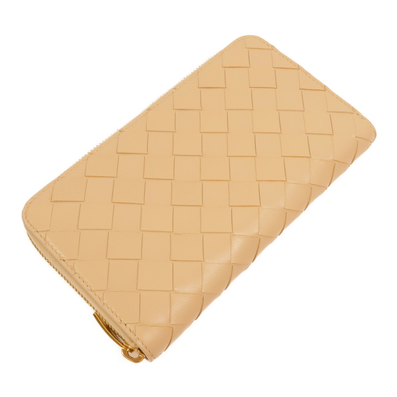 BOTTEGA VENETA 羊皮皮革Zipper Long Wallet長錢包-4