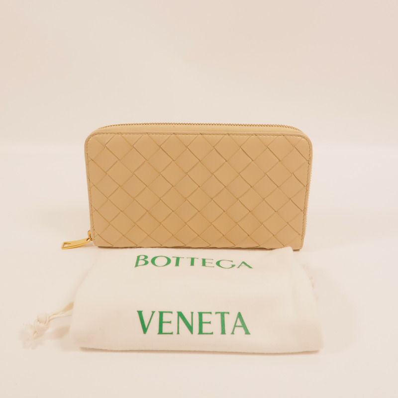 BOTTEGA VENETA 羊皮皮革Zipper Long Wallet長錢包-9