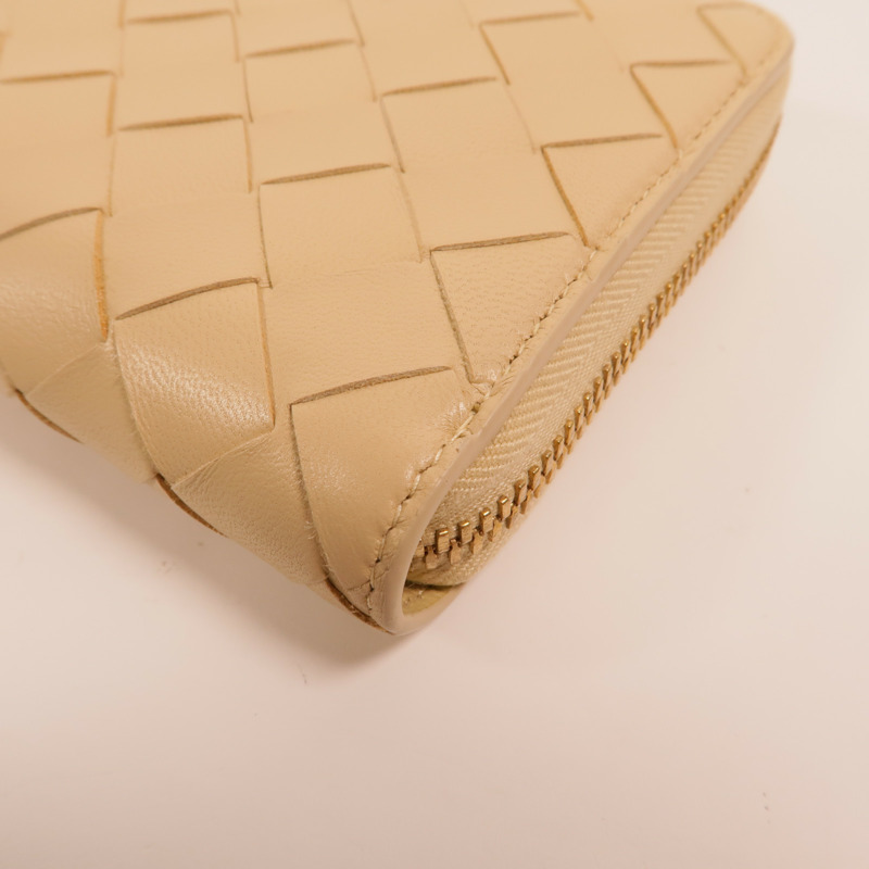 BOTTEGA VENETA 羊皮皮革Zipper Long Wallet長錢包-10