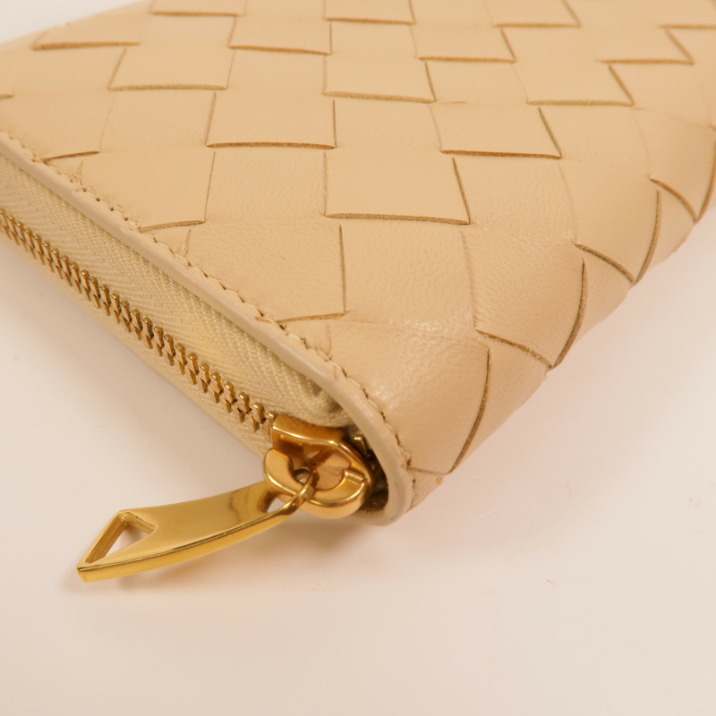 BOTTEGA VENETA 羊皮皮革Zipper Long Wallet長錢包-11