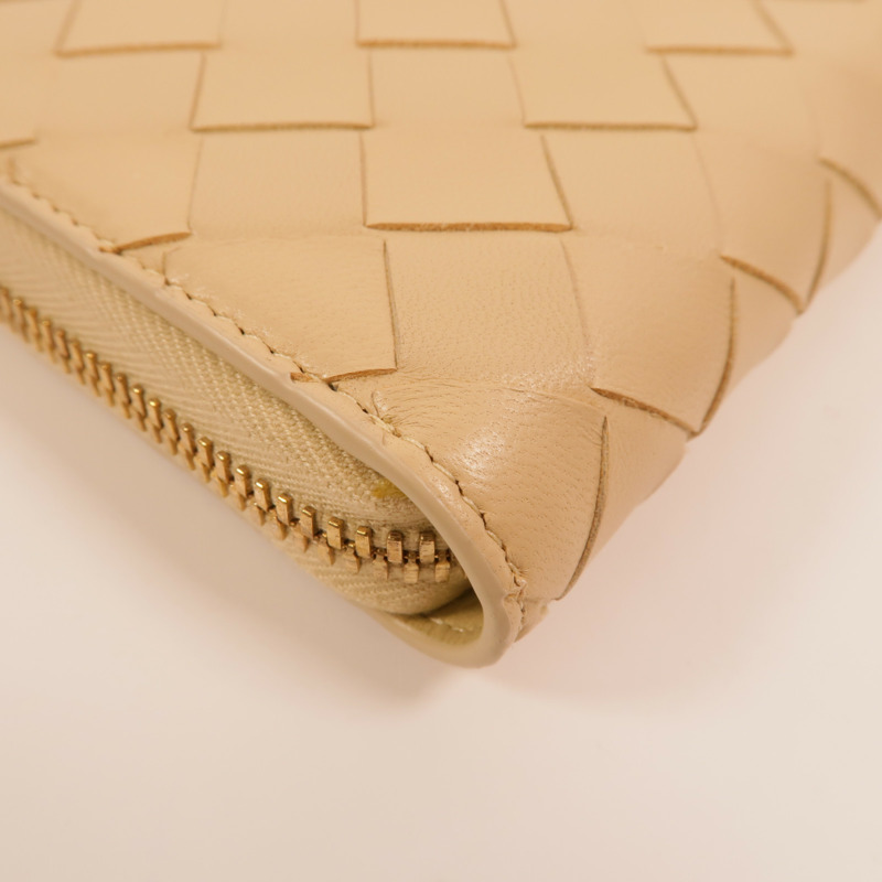 BOTTEGA VENETA 羊皮皮革Zipper Long Wallet長錢包-13