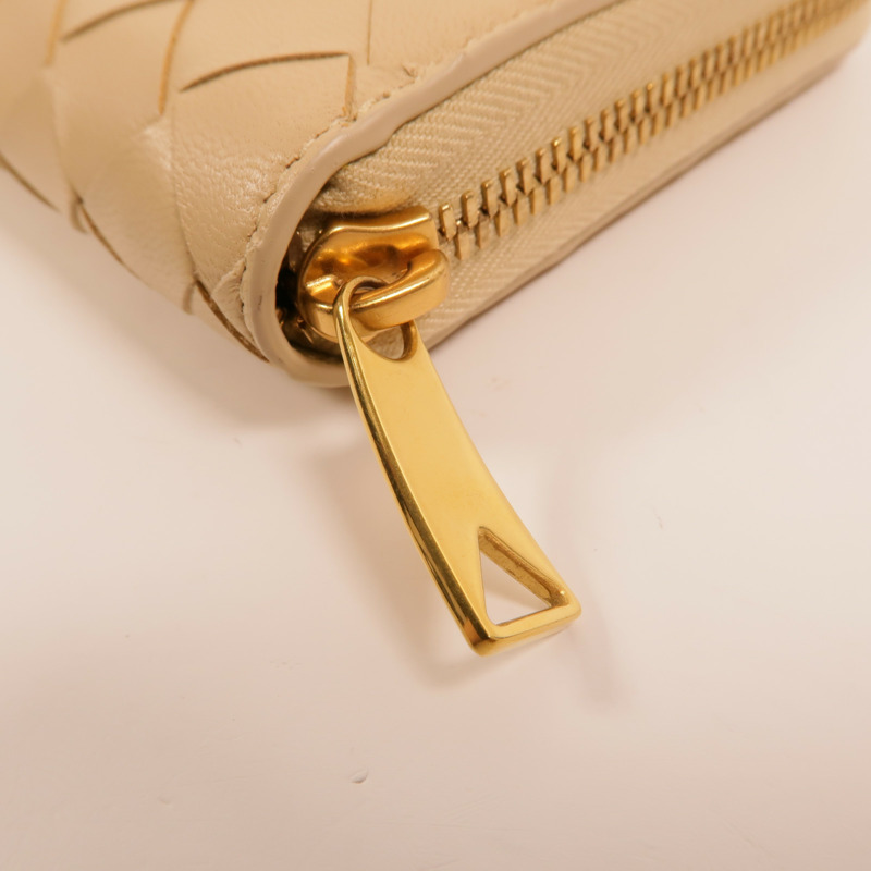 BOTTEGA VENETA 羊皮皮革Zipper Long Wallet長錢包-14