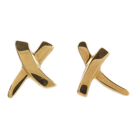 TIFFANY＆CO 18K黃金Picasso Kiss Earring耳環