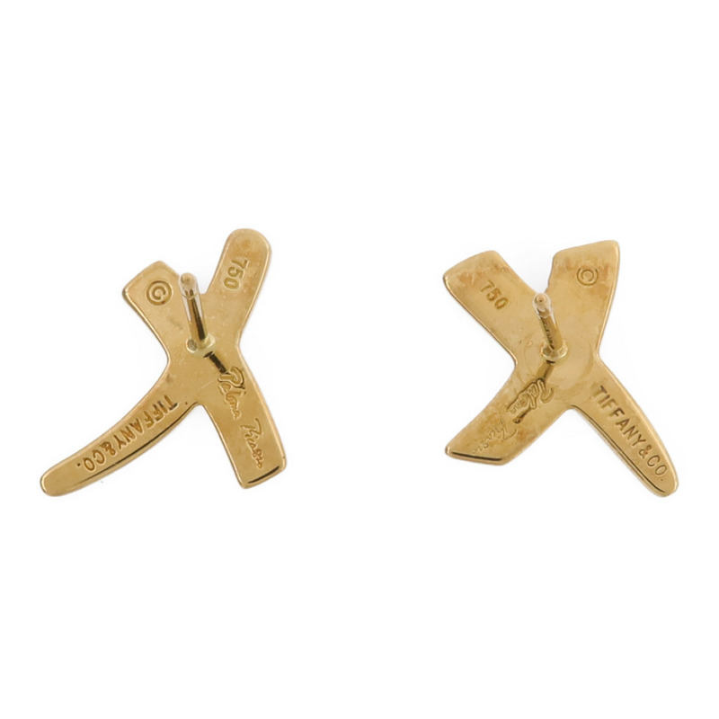 TIFFANY&CO 18K黃金Picasso Kiss Earring耳環-2