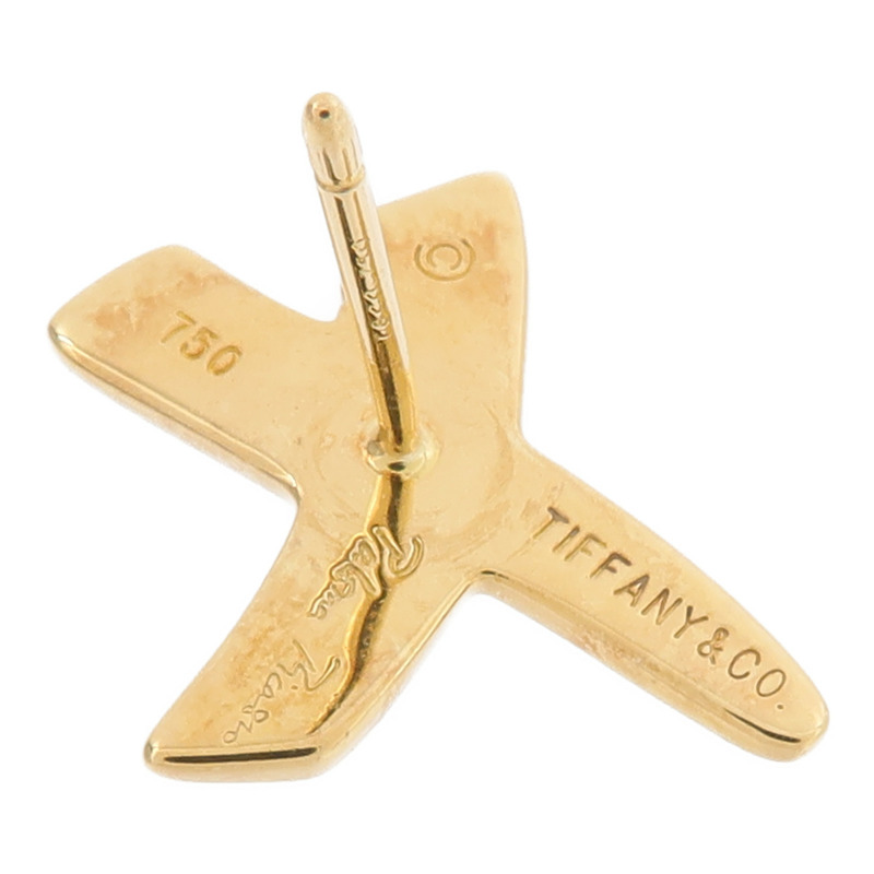 TIFFANY&CO 18K黃金Picasso Kiss Earring耳環-4