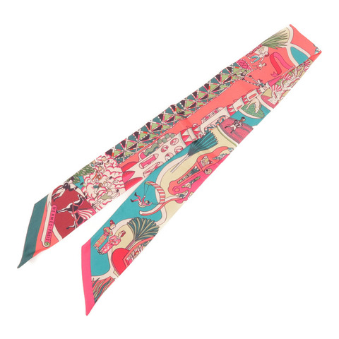 HERMES 絲質Twilly絲巾