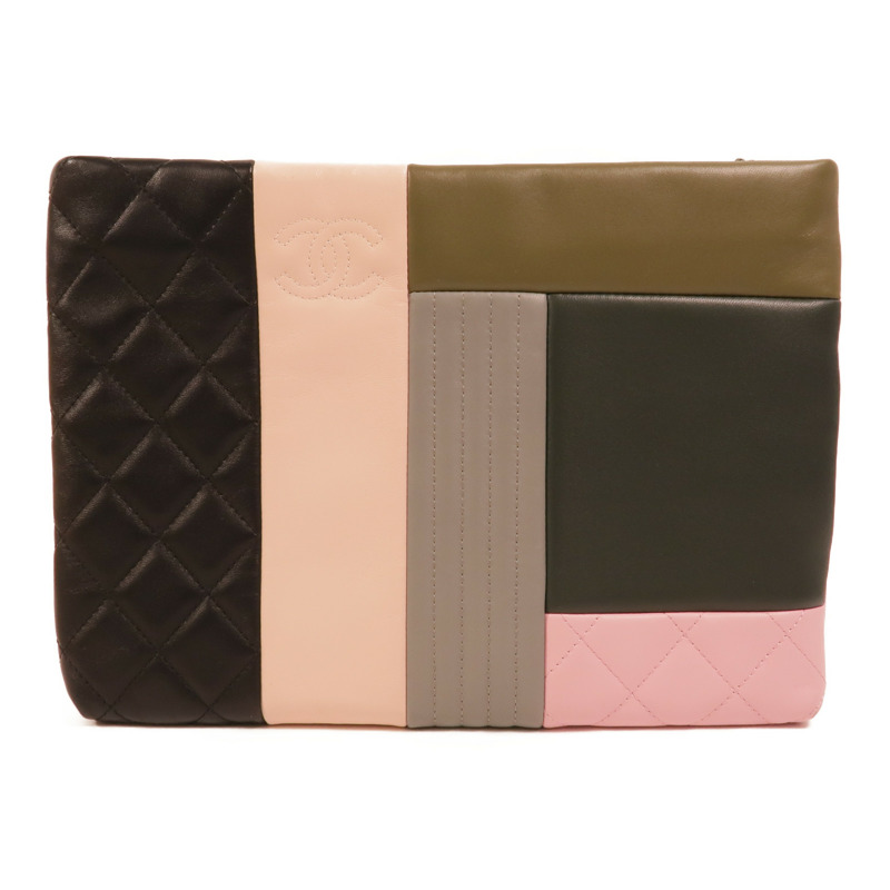 CHANEL 羊皮皮革Clutch Bag手拿包-1