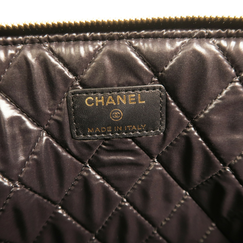 CHANEL 羊皮皮革Matelasse Coco Mark手拿包-5