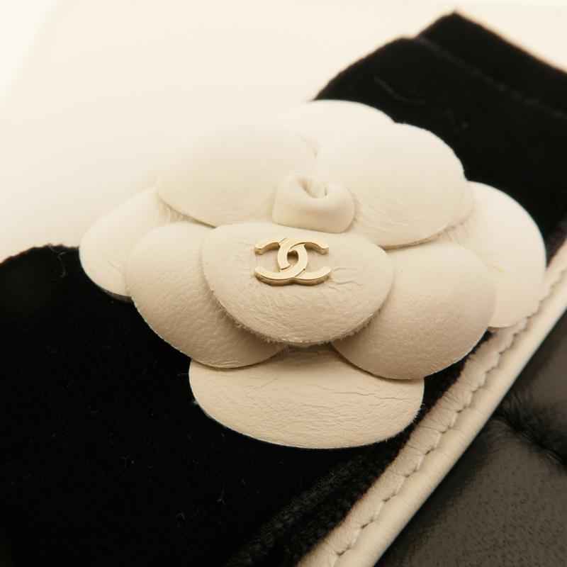 CHANEL 羊皮皮革Matelasse Coco Mark手拿包-10