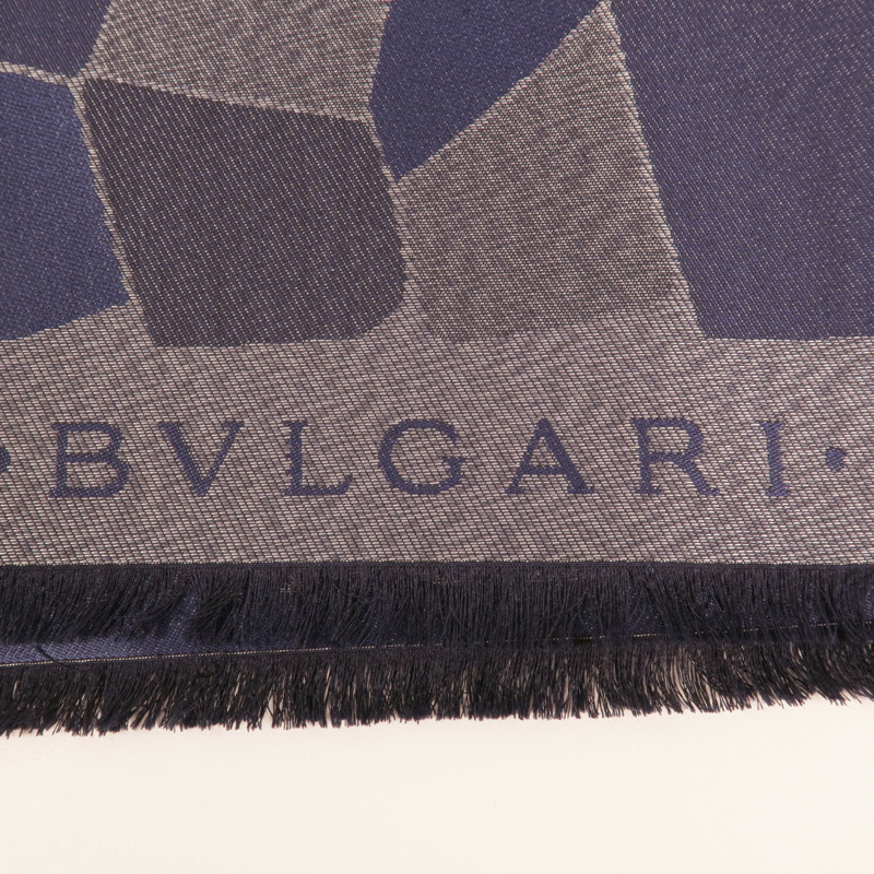BVLGARI 絲質/羊毛Scarf 90X90絲巾-6