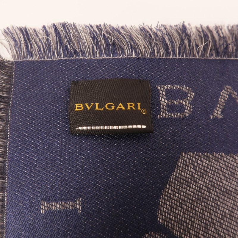 BVLGARI 絲質/羊毛Scarf 90X90絲巾-7