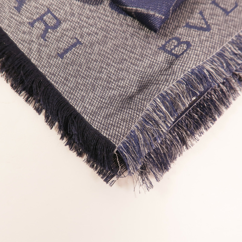 BVLGARI 絲質/羊毛Scarf 90X90絲巾-8