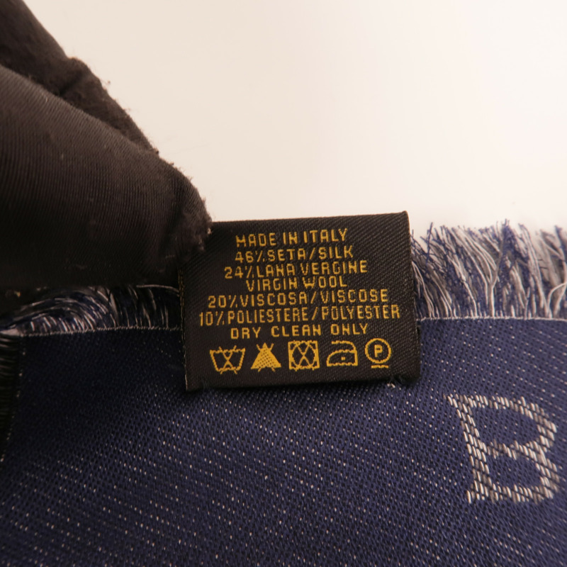 BVLGARI 絲質/羊毛Scarf 90X90絲巾-9