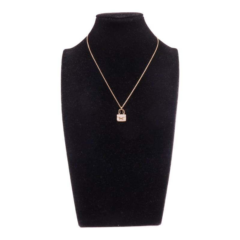 HERMES 18K玫瑰金Amulettes Constance鑽石項鍊-8