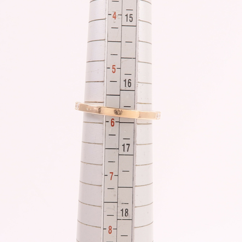 HERMES 18K玫瑰金Finesse Ring鑽石戒指-6