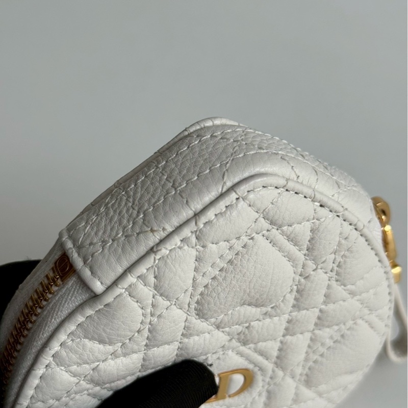 99新🆕 Dior 迪奧 愛心小包 白色金釦-10