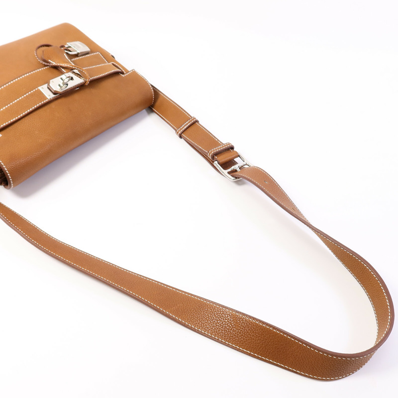 HERMES Barenia Messenger PM肩背袋-8