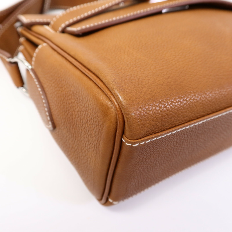 HERMES Barenia Messenger PM肩背袋-11