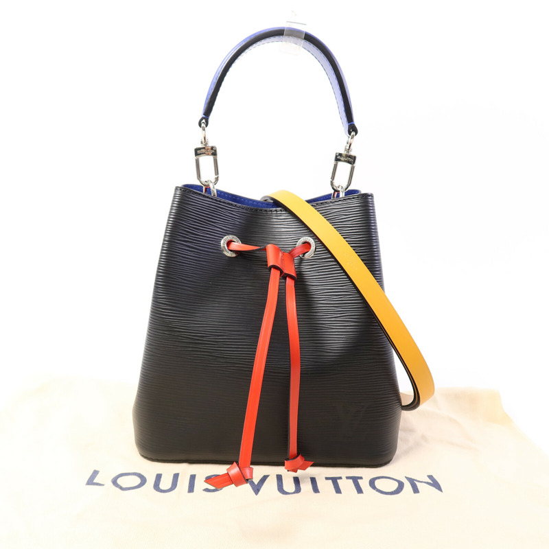 LOUIS VUITTON Epi Neo Noe BB銀扣手挽肩背兩用袋-9