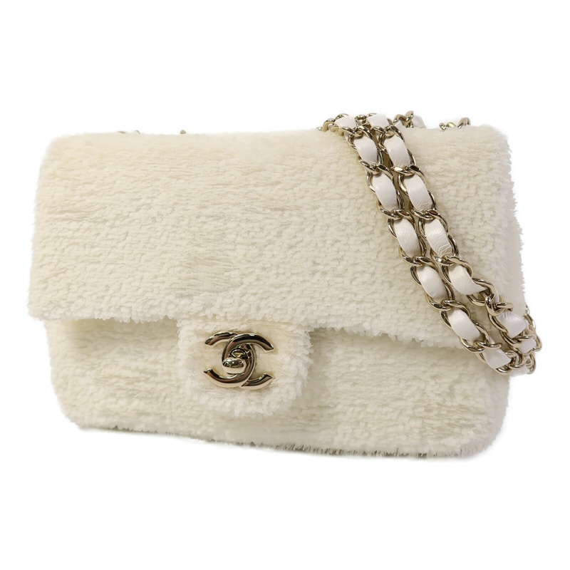 CHANEL 珠片Mini Classic 20鏈帶肩背袋-2