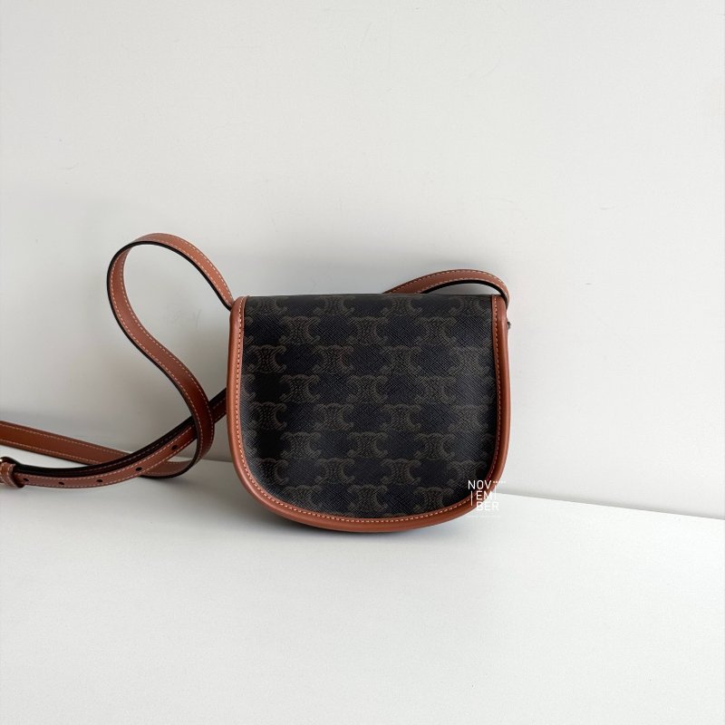 99新🆕 Celine 賽琳 老花馬鞍包 迷你-5