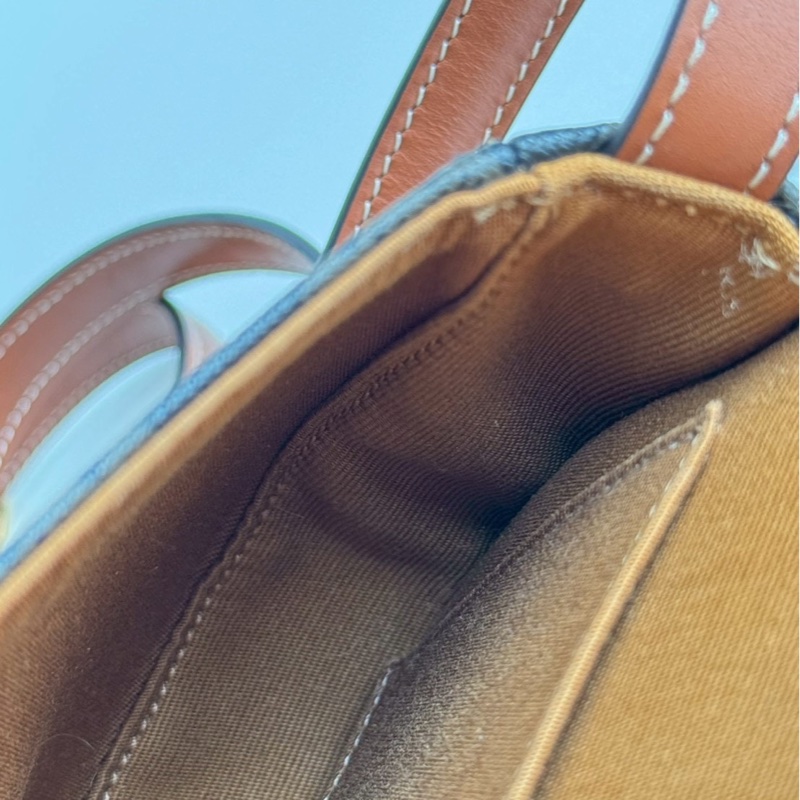 99新🆕 Celine 賽琳 老花馬鞍包 迷你-8