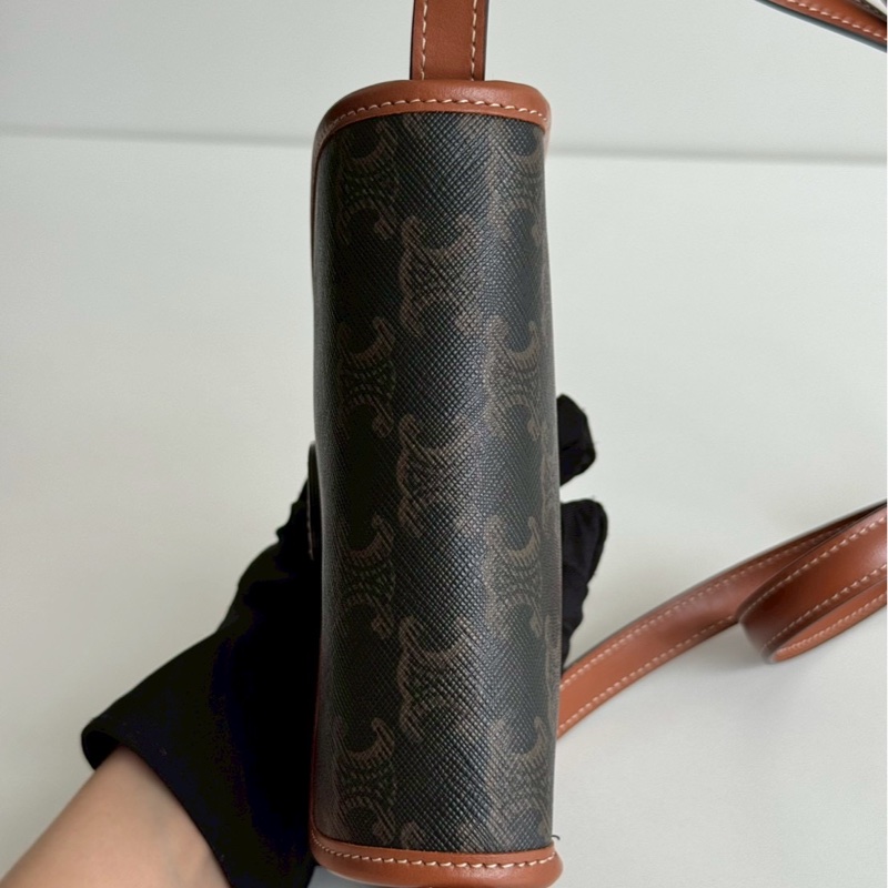 99新🆕 Celine 賽琳 老花馬鞍包 迷你-11