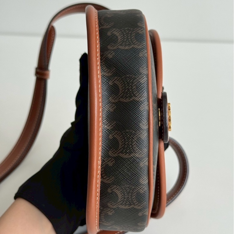 99新🆕 Celine 賽琳 老花馬鞍包 迷你-12