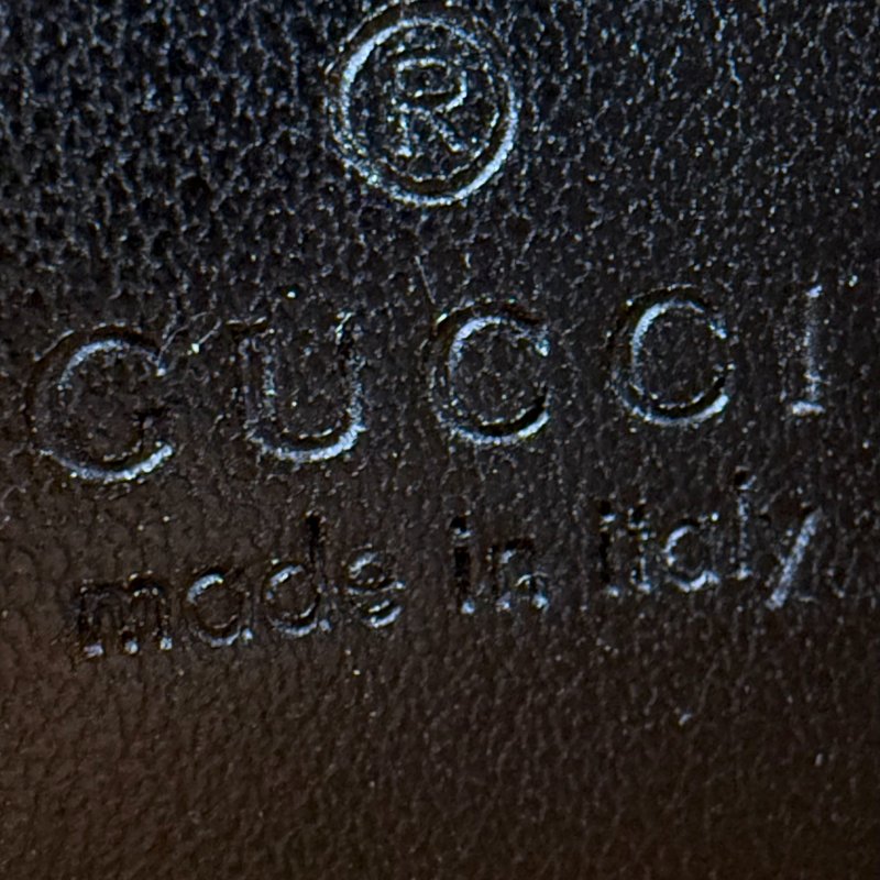 GUCCI 馬蒙 Marmont 托特包 黑色 波浪紋 牛皮 mini 16-7