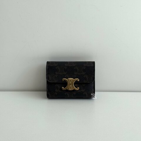 98新🆕 Celine 賽琳 凱旋門三折短夾