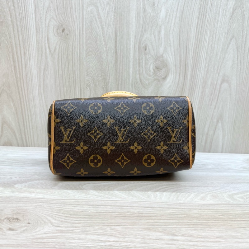 LV原花speedy 黑織背袋20 M46234-5