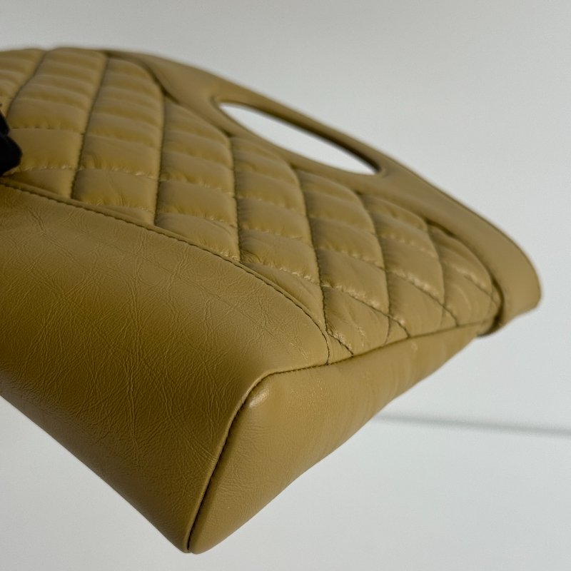 閒置新🆕 Chanel 香奈兒 31 Bag Mini 橄欖綠金釦-10