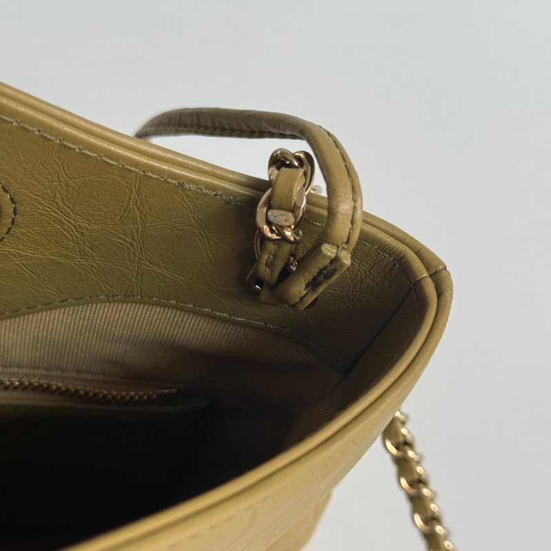 閒置新🆕 Chanel 香奈兒 31 Bag Mini 橄欖綠金釦-13
