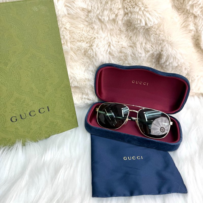 gucci古馳 導航者框太陽眼鏡 墨鏡GG1223S-0