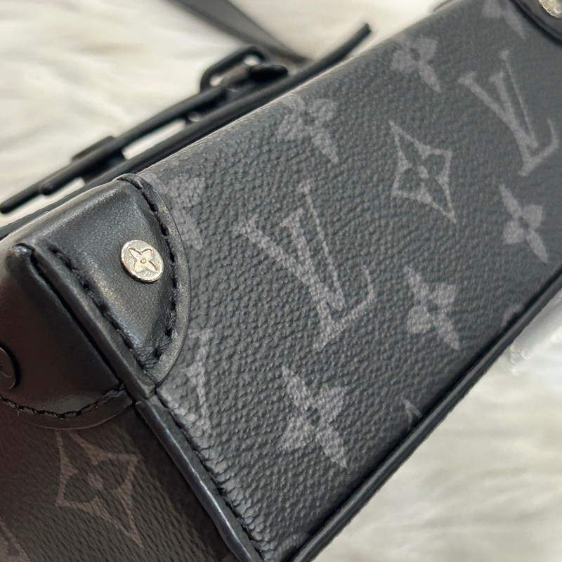 LV M81783 steamer RFID 芯片款 黑老花 斜跨包-7